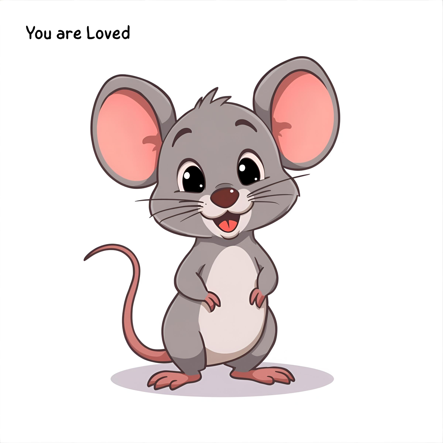 Digital Artwork: You are Loved - Mouse